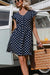 Robe Bleu Marine Vintage