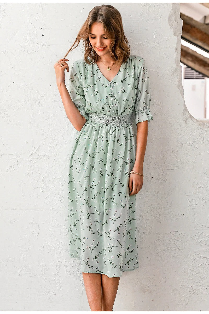 Robe Mi-longue Vintage